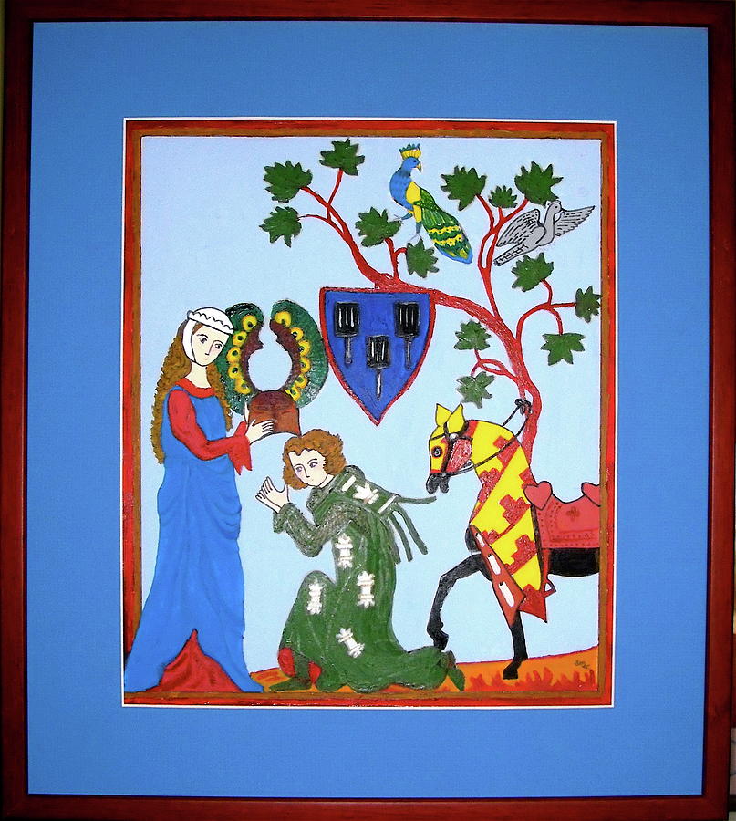 Knights Farewell Painting by Stephanie Moore