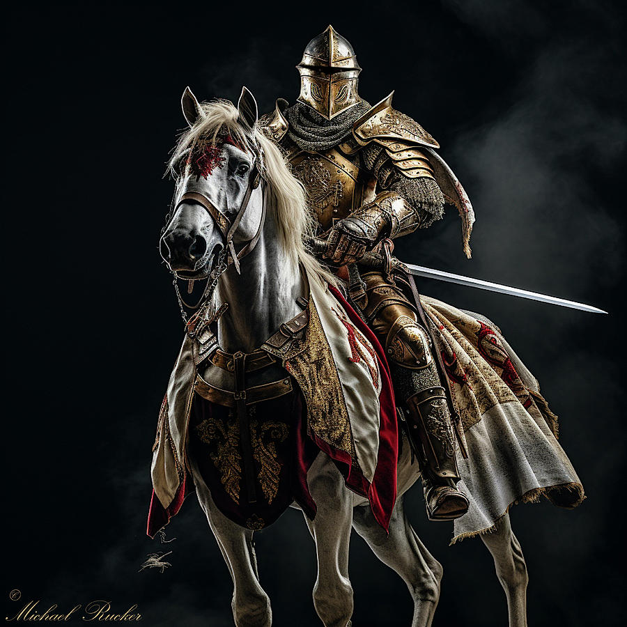 Knights of the 12th Century Digital Art by Michael Rucker
