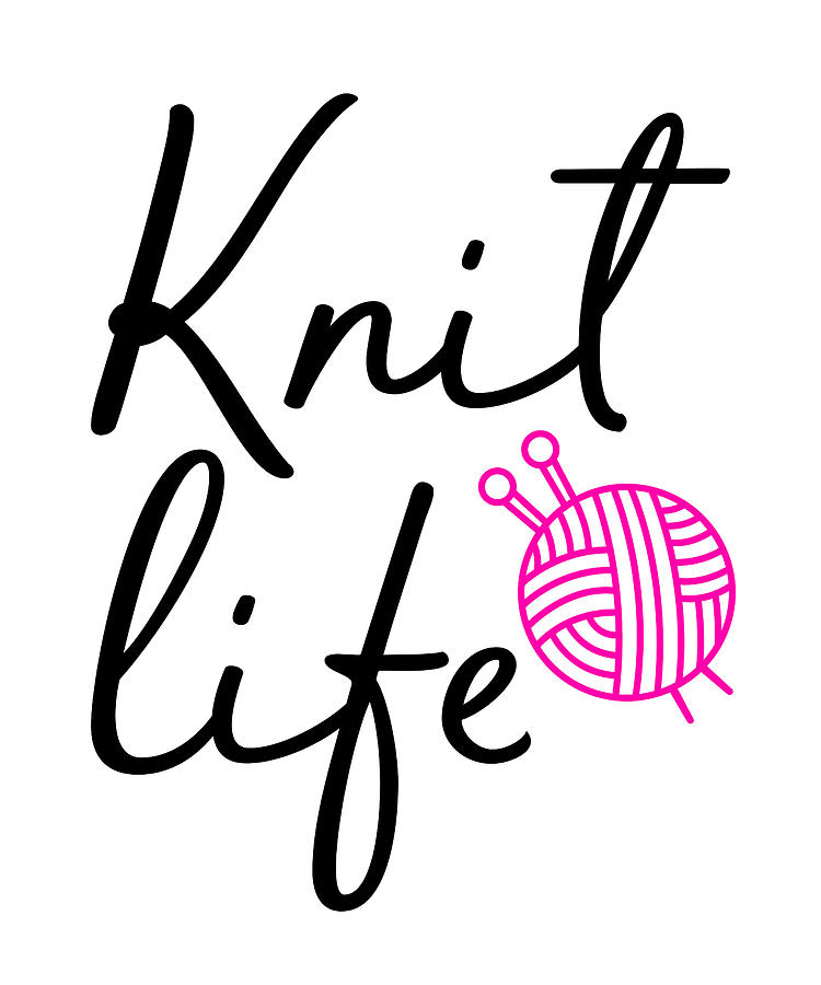 Knit Life Digital Art by Jabinga