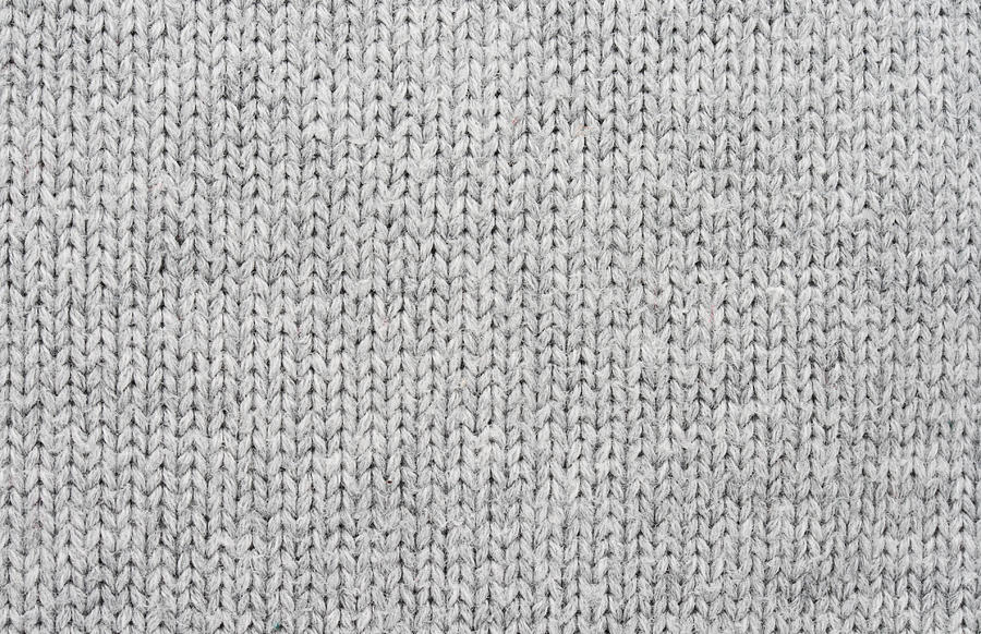 Knitted wool textile background Photograph by Knaupe