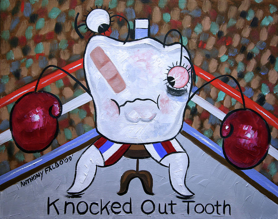Collectable Painting - Knocked Out Tooth by Anthony Falbo