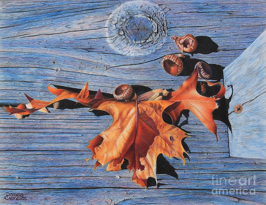 Fall Drawing - Knot Included by Pamela Clements