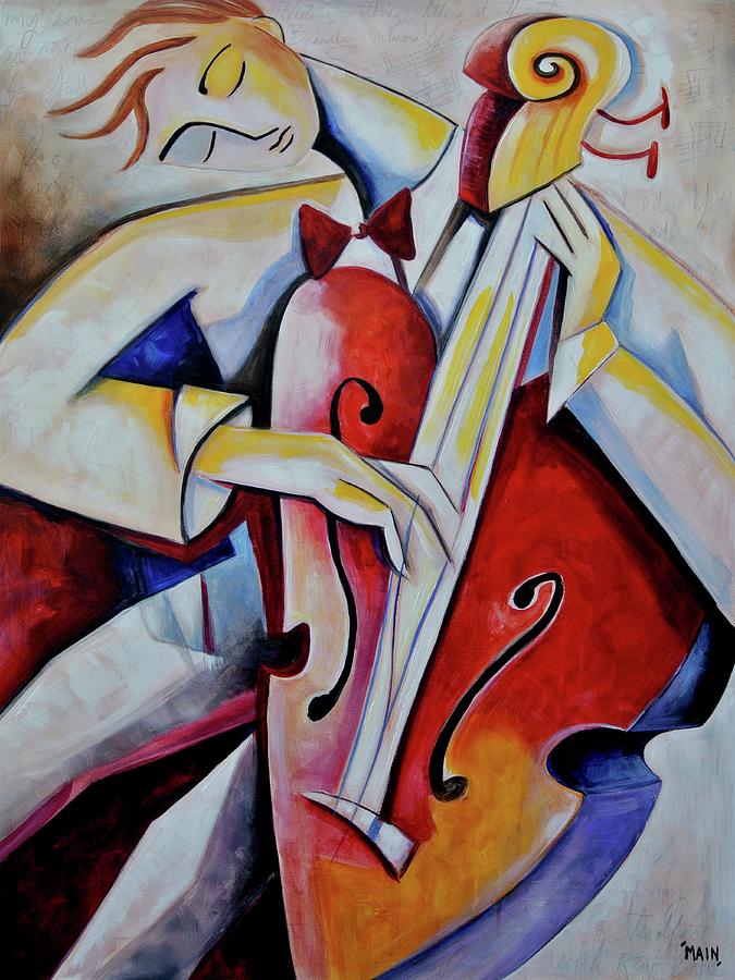 Bass Painting - Know The Beat of My Heart by Jennifer Main