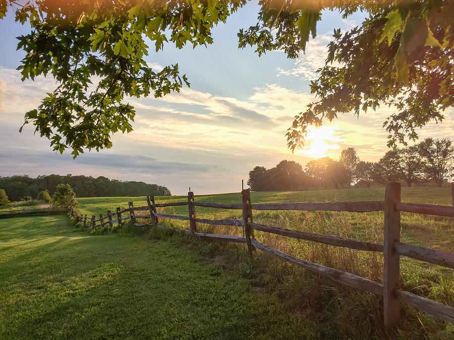 Knox Farm Sunset Photograph by Tim Lambert - Fine Art America