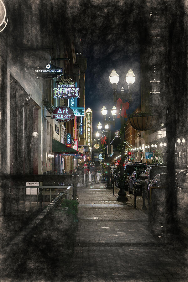 Knoxville Night Sketchy Photograph by Sharon Popek Knoxville Night Sketchy Photograph by Sharon Popek