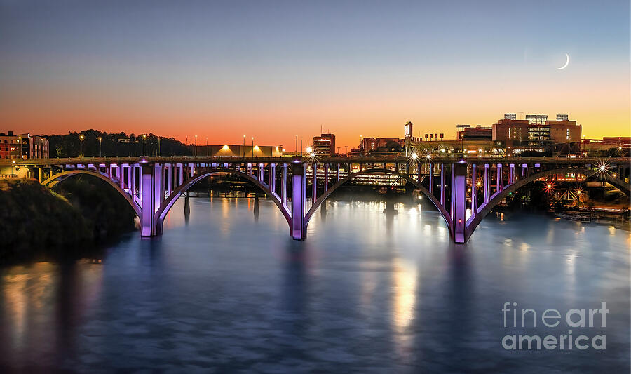 Knoxville Skyline at Sunset Photograph by Shelia Hunt