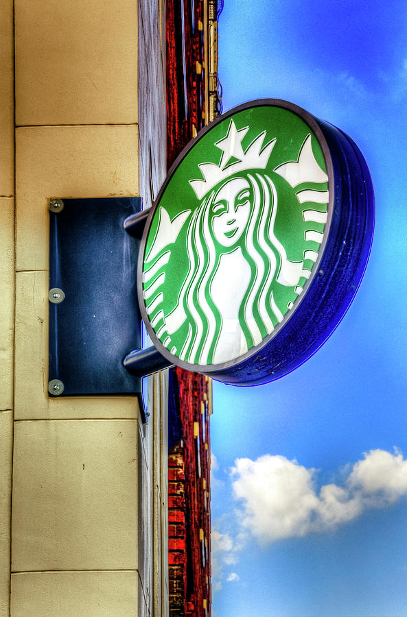 Knoxville Starbucks Sign Photograph by Spencer McDonald