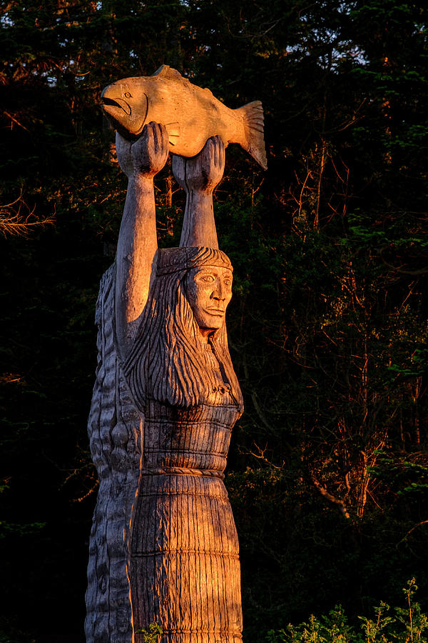 Ko-kwahl-alwoot the Maiden of Deception Pass Photograph by Mary Lee Dereske