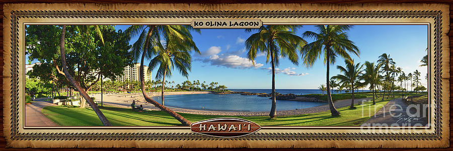 Ko Olina Lagoon Hawaiian Style Panoramic Photograph Photograph by Aloha Art