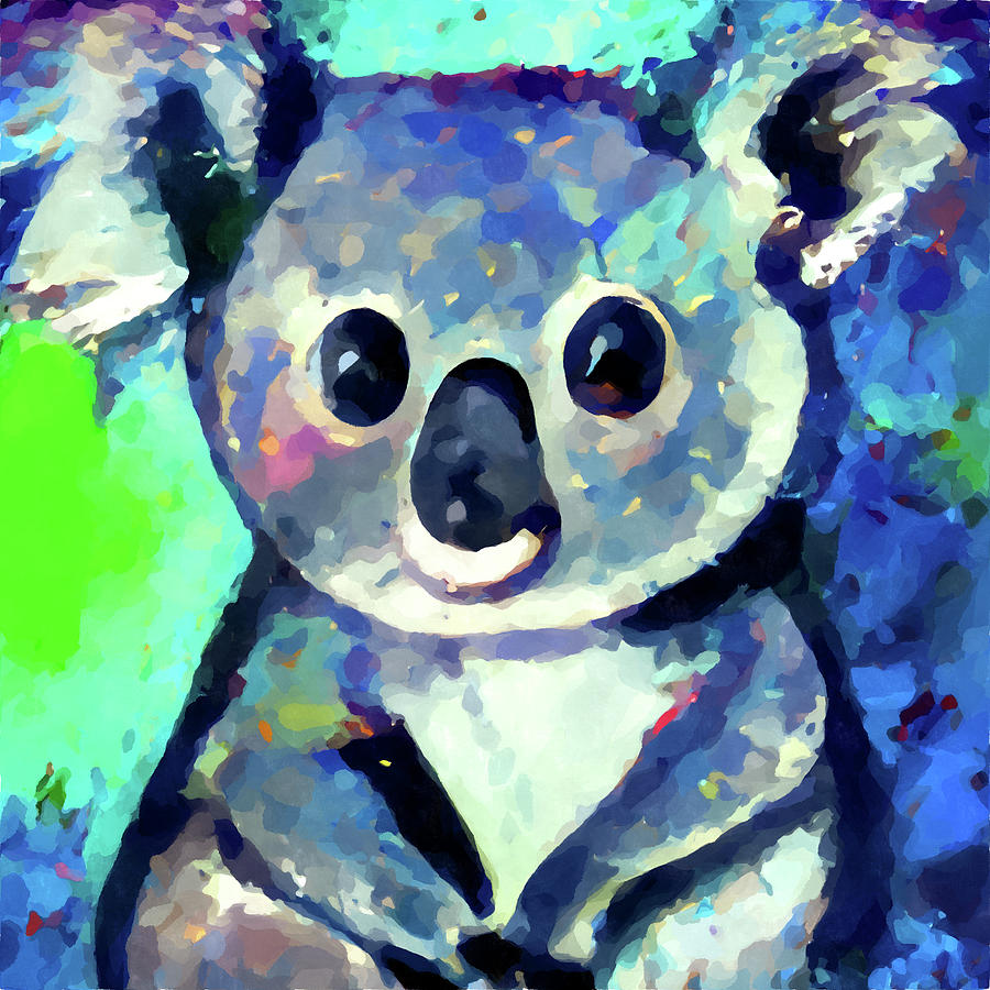 Wildlife Painting - Koala 10 by Chris Butler