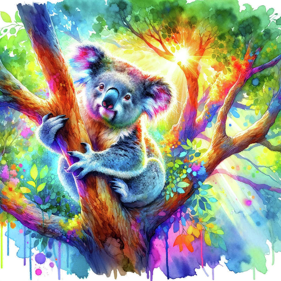 Wildlife Painting - Koala 26 by Chris Butler