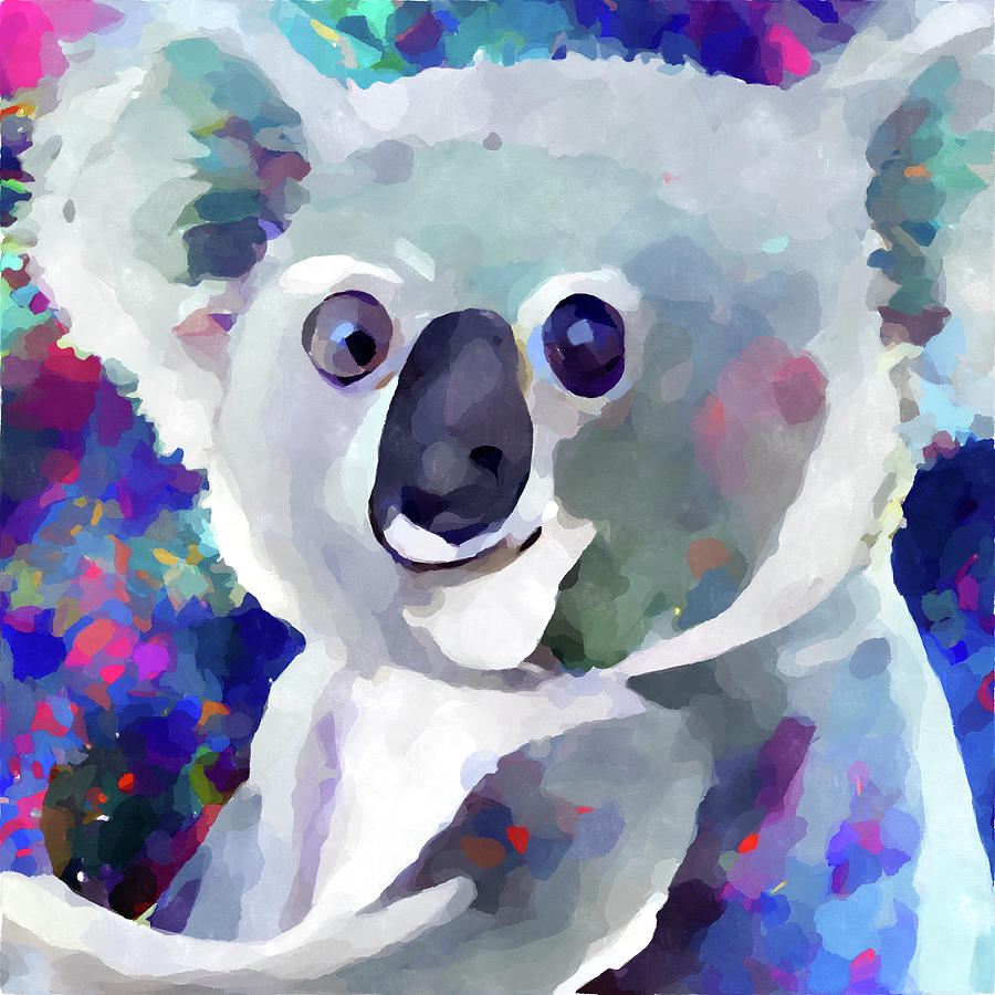 Wildlife Painting - Koala 7 by Chris Butler