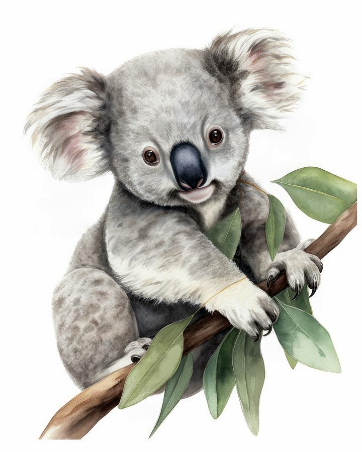 Koala Bear Painting by Land of Dreams - Fine Art America