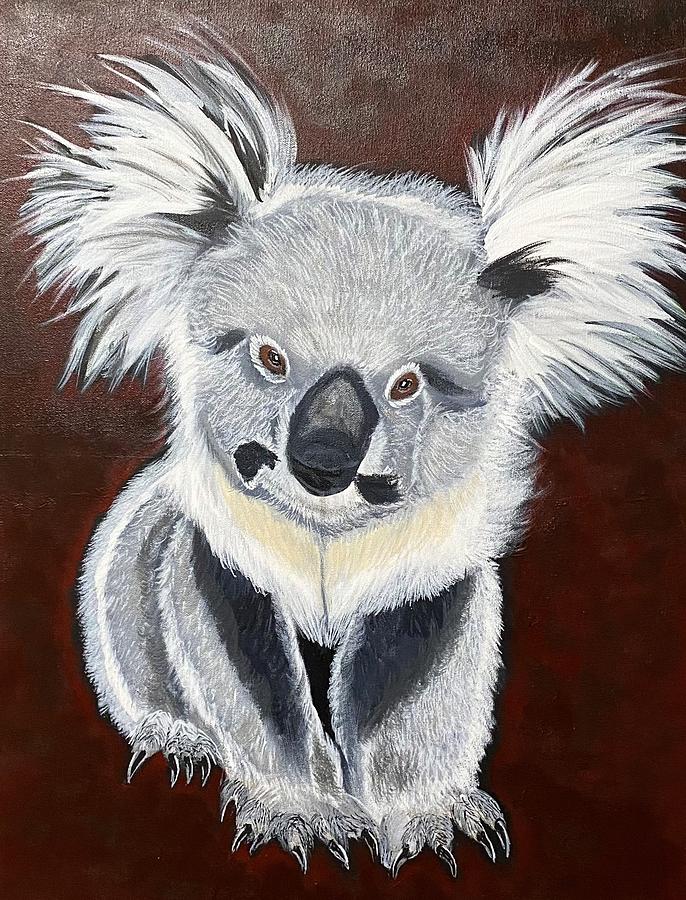 Koala Bear-Teddy K Painting by Bill Manson