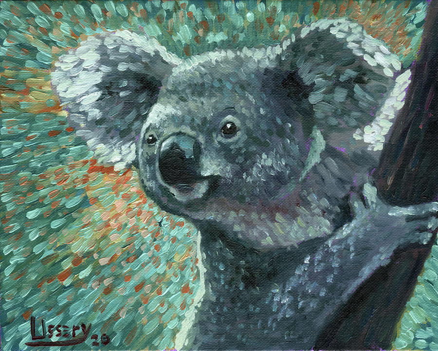 Koala Creation Painting by David Ussery | Fine Art America