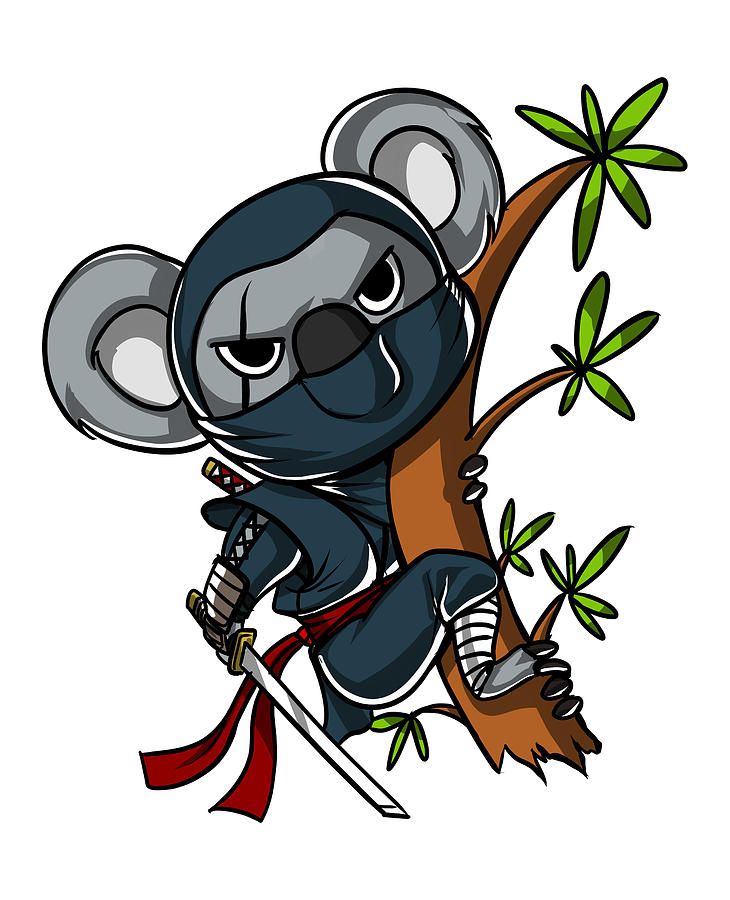 https://images.fineartamerica.com/images/artworkimages/mediumlarge/3/koala-ninja-samurai-nikolay-todorov.jpg