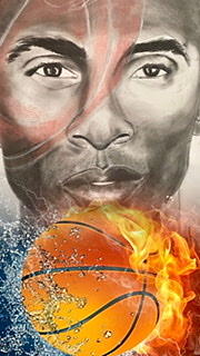 Kobe 2.0 Painting by Angie ONeal