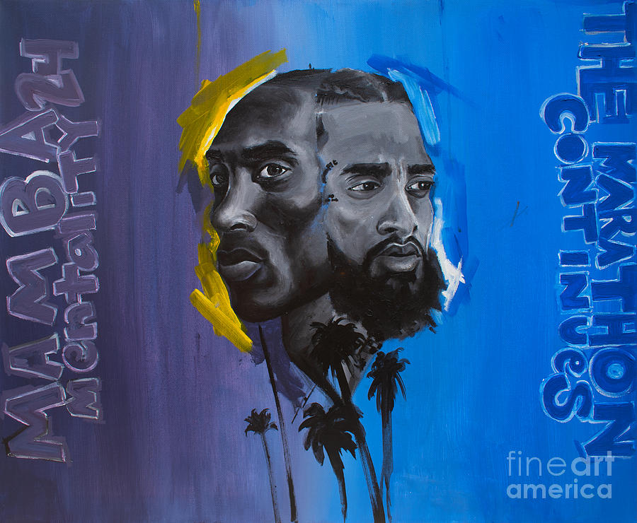 Kobe and Nipsey by Sirena Harris