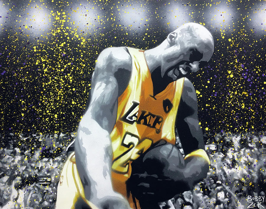 Kobe Painting - Kobe by Bobby Zeik