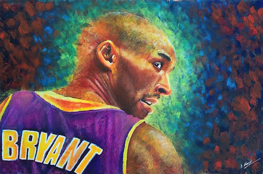 Kobe Bryant Lakers painting by Ishra Mohaymen