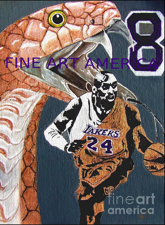Kobe Bryant Painting by Art - Fine Art America