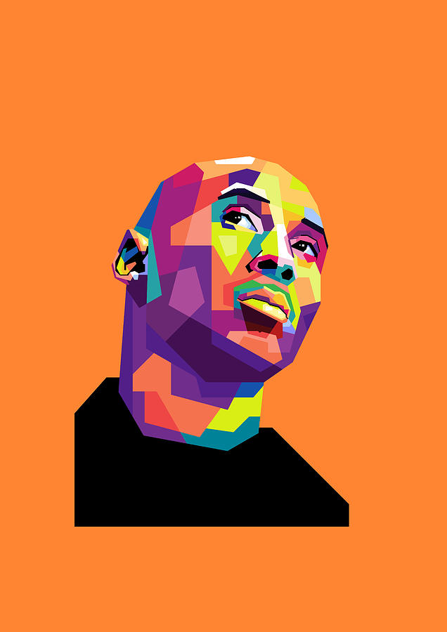 Kobe Bryant Digital Art by N Design - Pixels