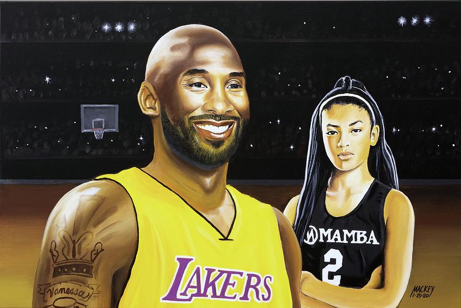Kobe Painting by James Mackey