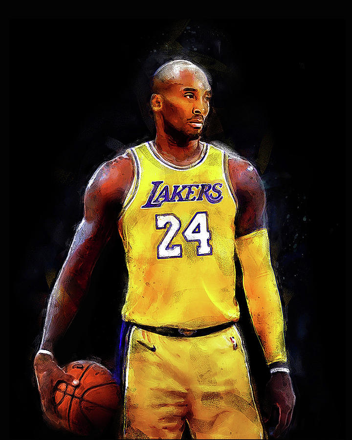 Kobe Painting by Ken Brandon