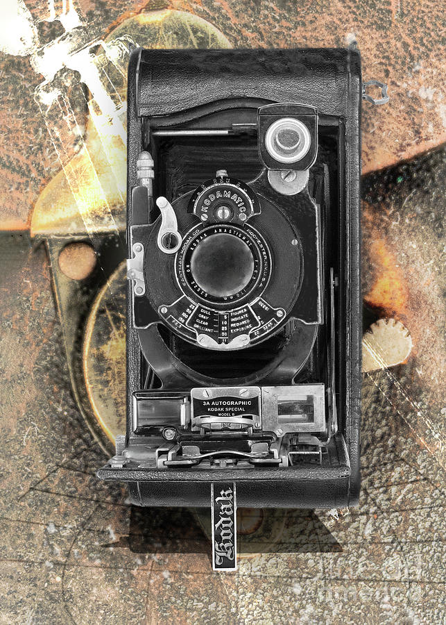 Kodak 3a Autographic Special Model B Digital Art by Anthony Ellis