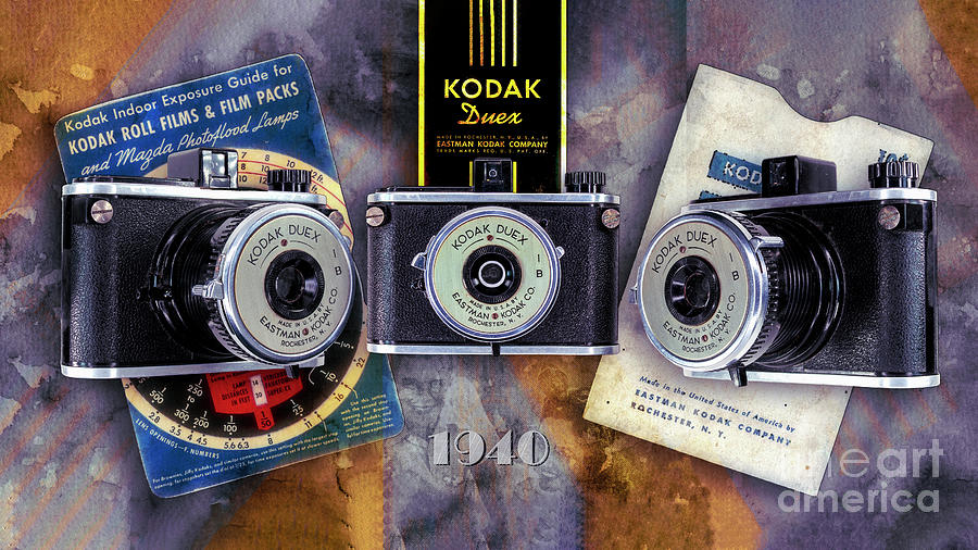 Kodak Duex Digital Art by Anthony Ellis