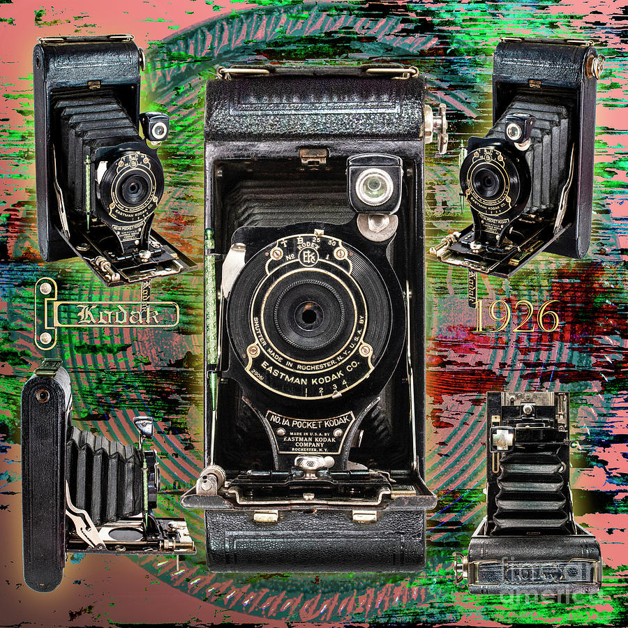 Kodak No. 1a Pocket  Digital Art by Anthony Ellis