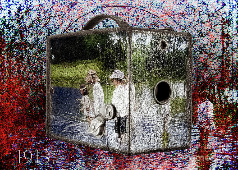 Kodak No. 2 Cartridge Hawk-eye Model C With Ghosts Digital Art by Anthony Ellis