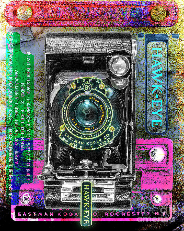 Kodak No. 2 Rainbow Hawk-eye Special Digital Art by Anthony Ellis