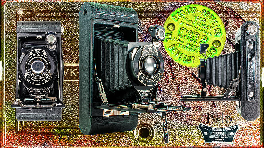 Kodak No. 2a Folding Hawk-eye Special Digital Art by Anthony Ellis