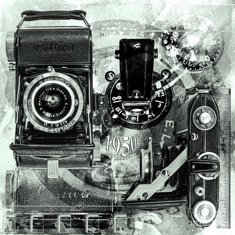 Kodak No. 3 Brownie Model B - Monochromatic Digital Art By Anthony ...