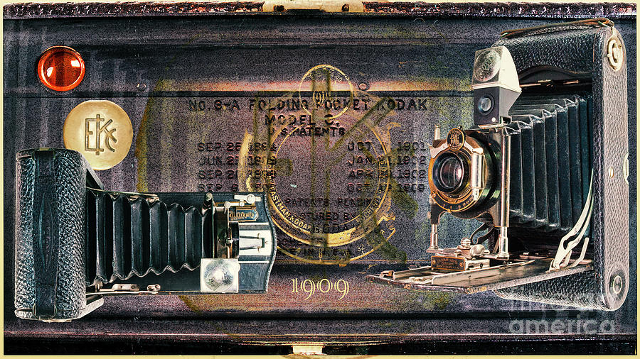 Kodak No. 3a Folding Pocket Model C Digital Art by Anthony Ellis