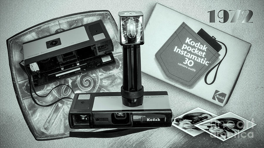 Kodak Pocket Instamatic 30 - Black And White by Anthony Ellis