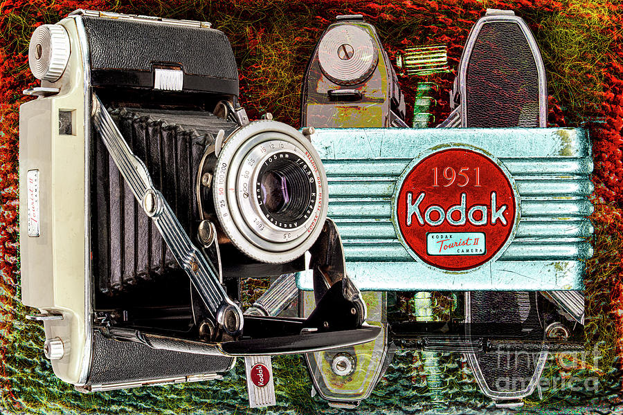 Kodak Tourist II Digital Art by Anthony Ellis