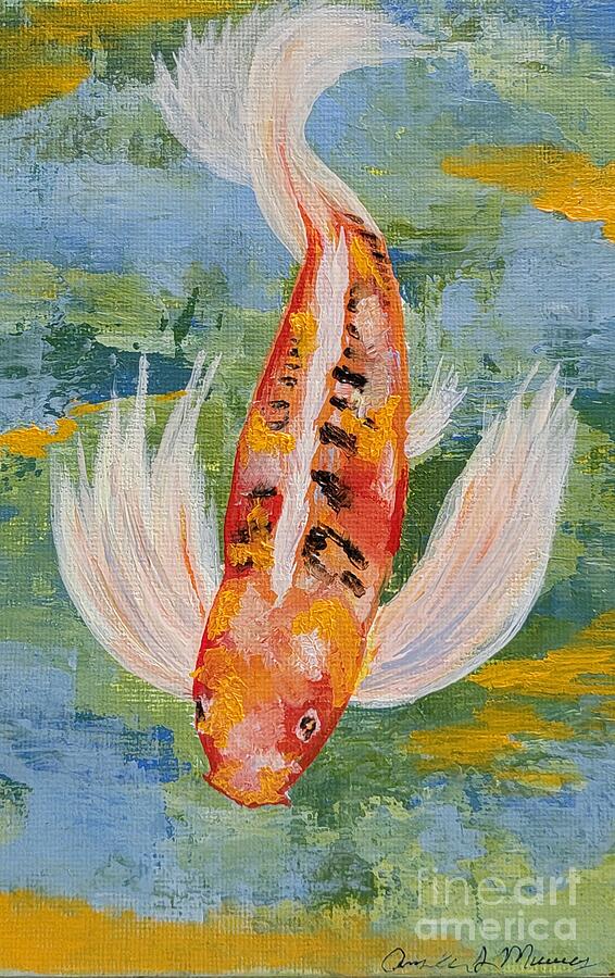 Koi Painting by Angela J Murray Koi Painting by Angela J Murray