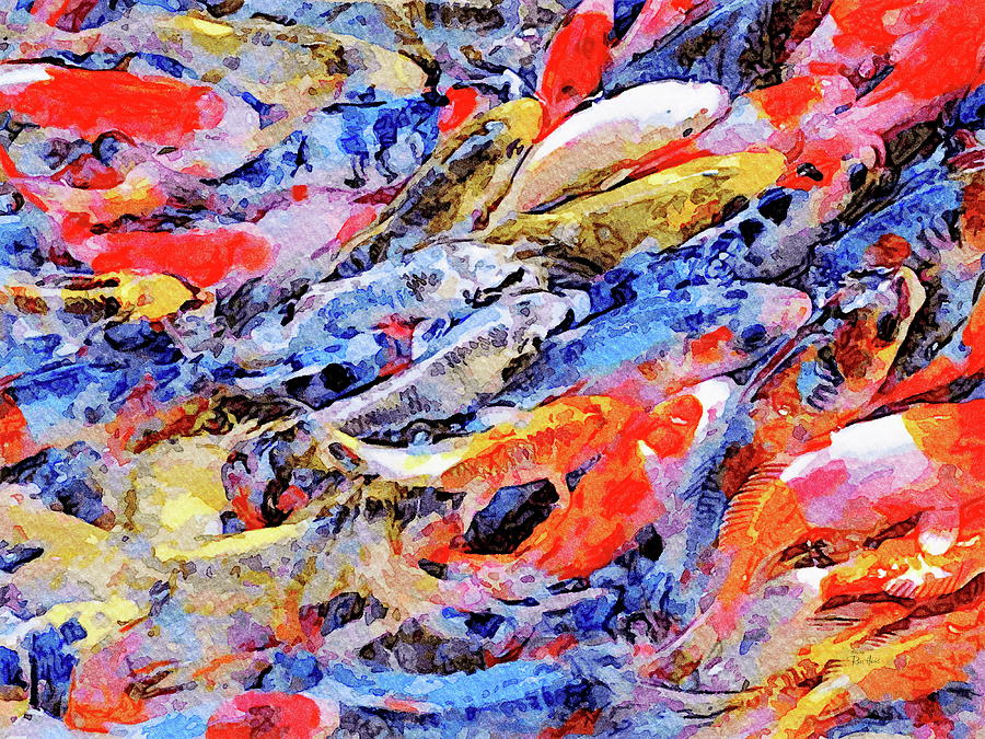 Koi Fishies Painting