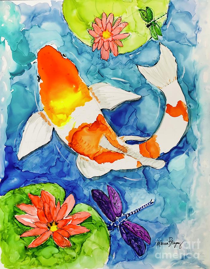 Koi Spirit Painting by Marcia Breznay - Pixels