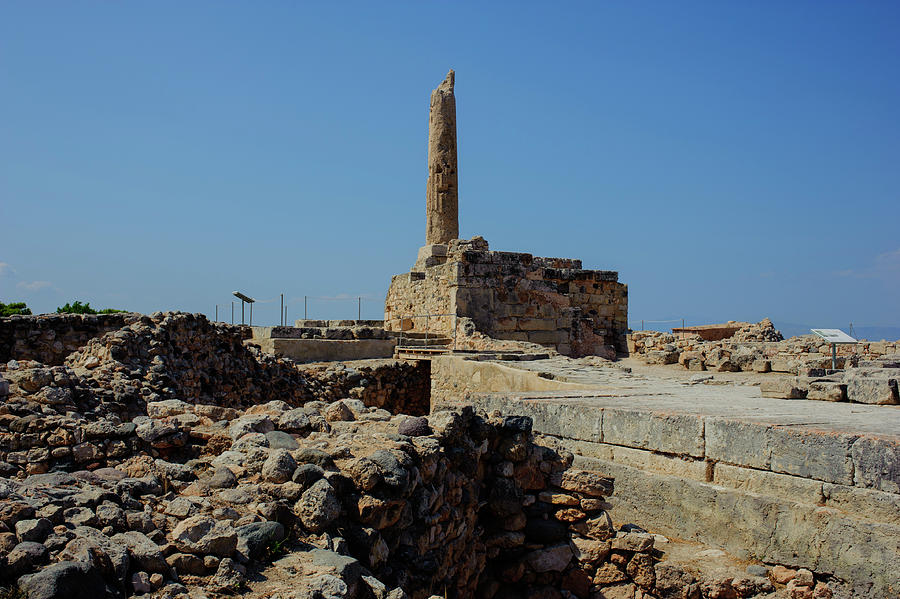 Kolona Ruins on Aegina Island by Cassi Moghan Kolona Ruins on Aegina Island by Cassi Moghan
