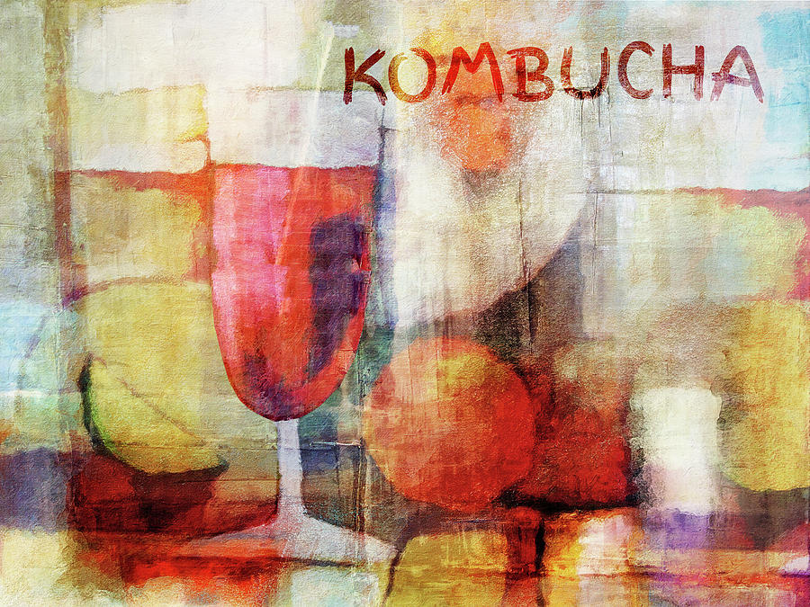 Kombucha Painting by Lutz Baar