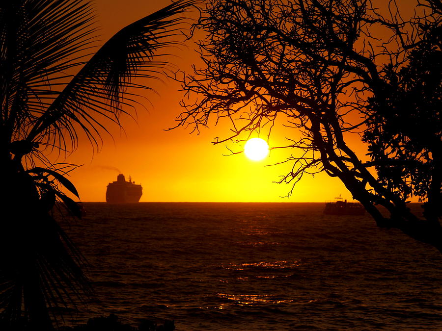 Kona Sunset Photograph by Athala Bruckner