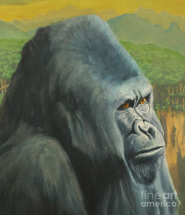 Kong Painting by Ken Kvamme