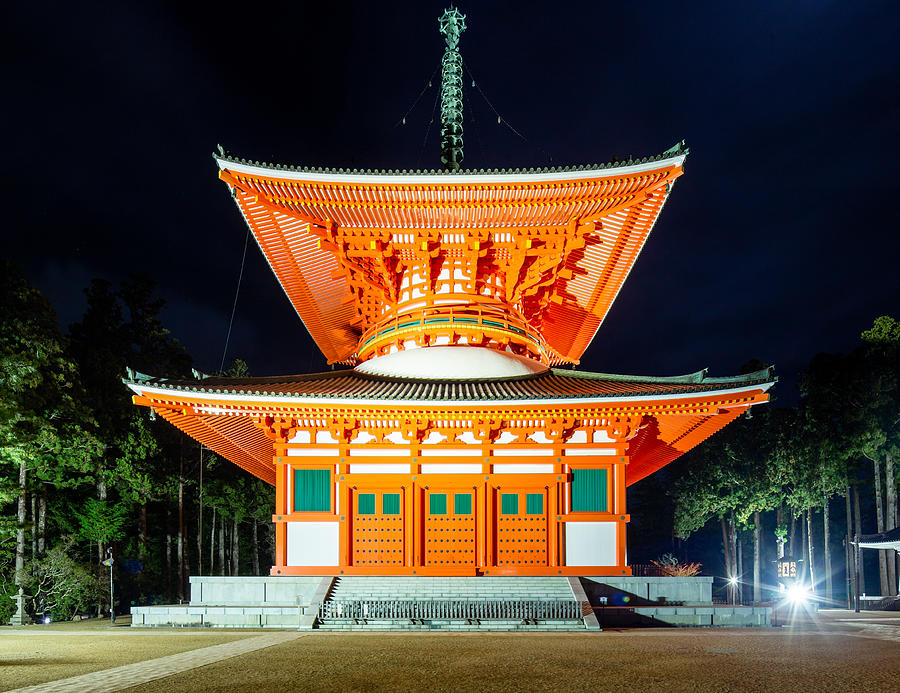 Konpon Daito Pagoda - Koyasan Photograph by Christian Beirle González