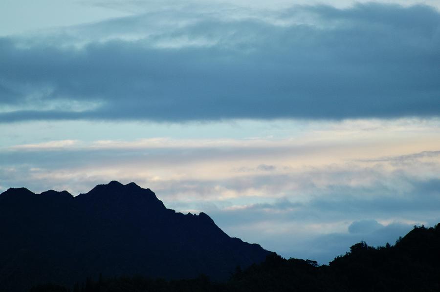 Koolau  Mountain Range Silhouette  Photograph by Lehua Pekelo-Stearns