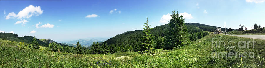 Kopaonik - Panorama View Over The Mountains Photograph