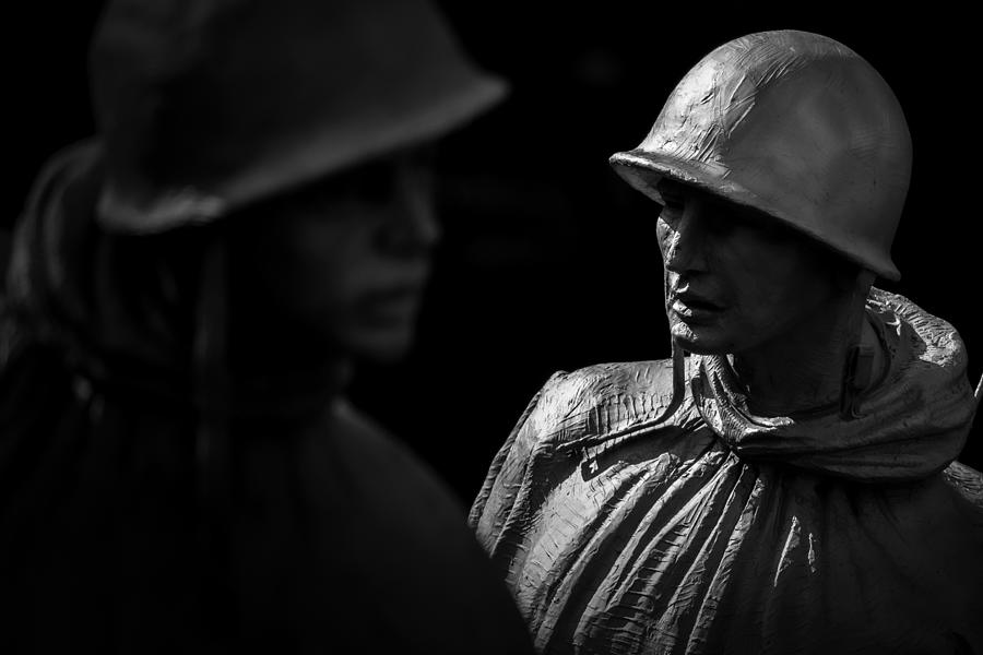 Korean War Veterans Memorial - Washington Photograph by Stuart Litoff