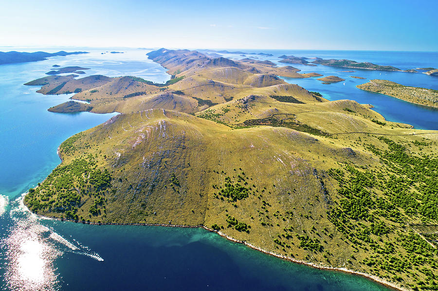 Kornati. Amazing island archipelago landscape of Kornati nationa